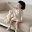 Váy Dạ Kẻ Dáng A Obebi Thời Trang Thu Đông Dễ Thương Cho Bé Gái từ 8kg-23kg V53