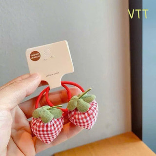 Set 2 cột tóc hình trái dâu đáng yêu cho bé