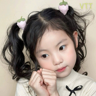 Set 2 cột tóc hình trái dâu đáng yêu cho bé