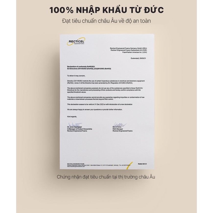 MỚI - Set cọ núm bình Moyuum - Set 2 chiếc - Màu Trắng/Hồng