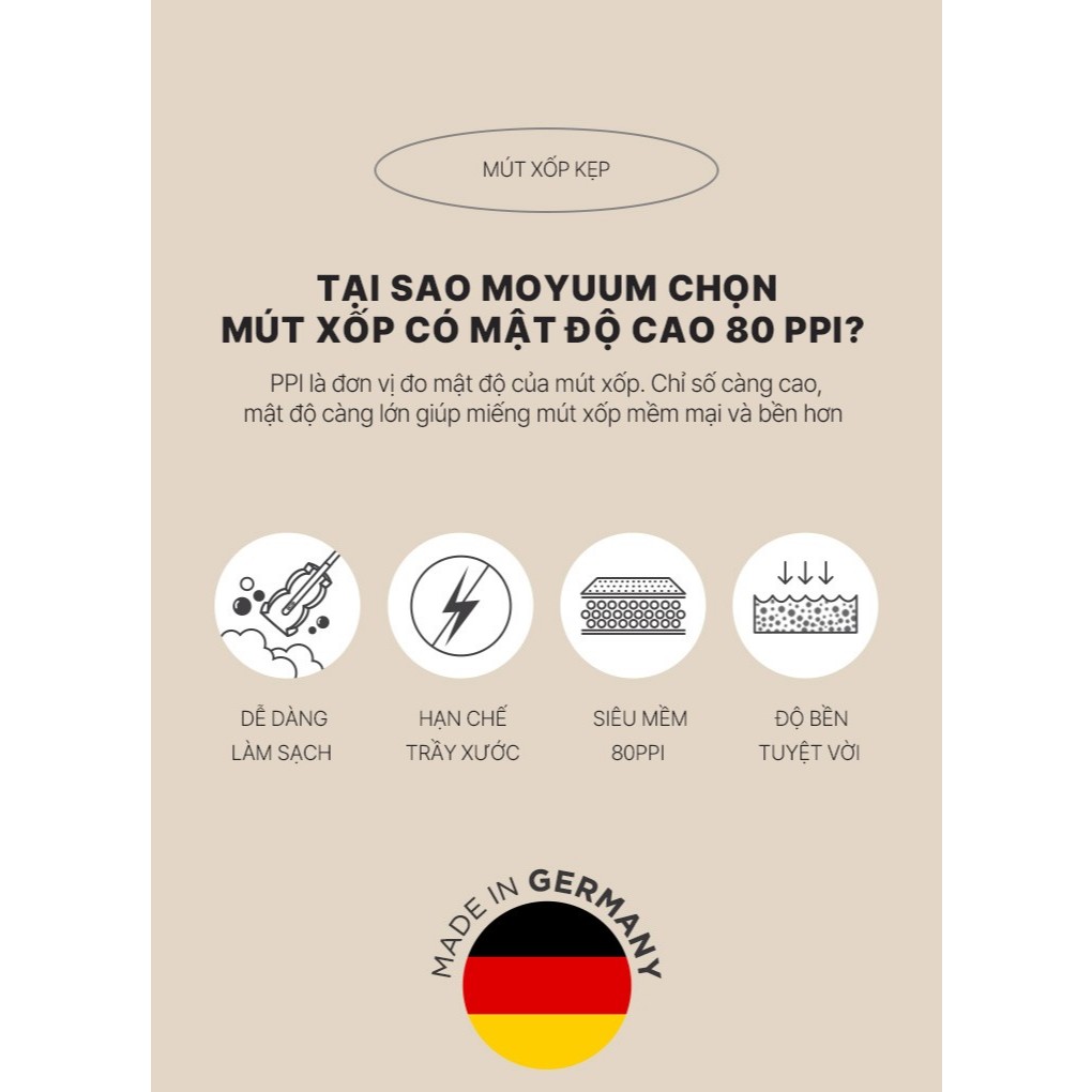 MỚI - Set cọ núm bình Moyuum - Set 2 chiếc - Màu Trắng/Hồng