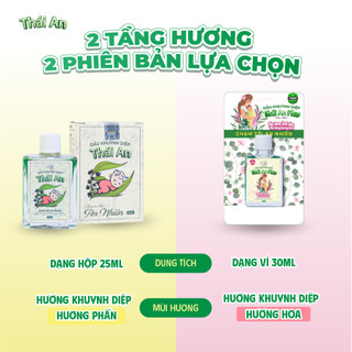 Combo 3 Dầu Khuynh Diệp Thái An Cho Bé Hương Phấn/Hương Hoa - Tặng 1 Gói Khăn Ướt
