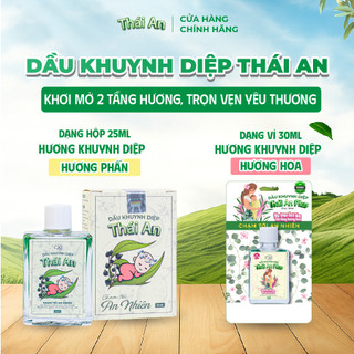 Combo 5 Dầu Khuynh Diệp Cho Bé Thái An Plus Hương Hoa/Hương Phấn