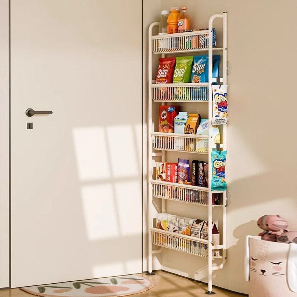 Kệ nhà tắm 5 tầng đa năng bằng thép carbon - Kệ để đồ nhà bếp, tiết kiệm không gian, chịu lực tốt
