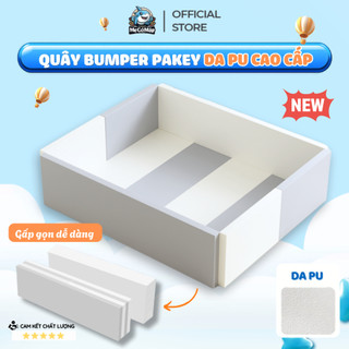 [Mới 2026] Quây Bumper Pakey Chất Liệu Da PU Cao Cấp Dày 6cm Lõi EPE Chống Lún, Không Thấm Nước