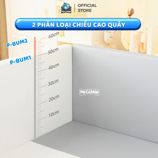 [Mới 2026] Quây Bumper Pakey Chất Liệu Da PU Cao Cấp Dày 6cm Lõi EPE Chống Lún, Không Thấm Nước