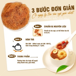 Râu ngô khô 500g, râu bắp, dâu ngô khô, dùng nấu nước sâm, thanh nhiệt, giải khát, mát gan, lợi tiểu