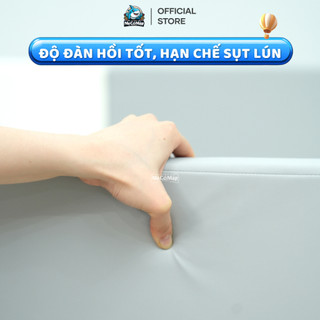Quây Bumper Pakey Chất Liệu Da PU Cao Cấp, Gường Bumper PU Cho Bé Dày 6cm Chống Thấm Nước Dễ Dàng Vệ Sinh