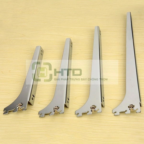 Tay đỡ giá kệ M32M33, Pat đỡ kệ gỗ, kệ kính thép mạ crom sáng, Nhiều ...