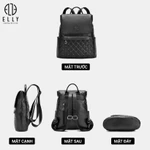 [TẶNG QUÀ TRUNG THU 599K] Balo nữ ELLY EBH76 balo thời trang da tổng hợp cao cấp đựng ipad đi làm đi học — ảnh 4