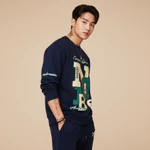 Bộ quần áo nỉ nam nữ Cao Cấp Cổ Tròn  N10Be , Set Áo Nỉ Sweater , Quần Jogger Bo Chun Thoải Mái — ảnh 3