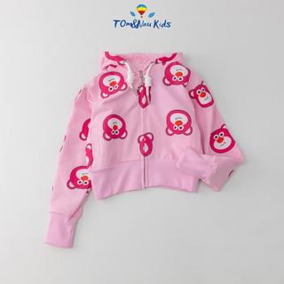 K1-[tomnaukid] Áo khoác gấu Mẹ&Bé dễ thương (Form thường ko phải Croptop) - Size 9-40Kg