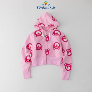 K1-[tomnaukid] Áo khoác gấu Mẹ&Bé dễ thương (Form thường ko phải Croptop) - Size 9-40Kg