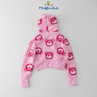 K1-[tomnaukid] Áo khoác gấu Mẹ&Bé dễ thương (Form thường ko phải Croptop) - Size 9-40Kg