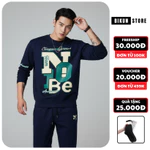 Bộ quần áo nỉ nam nữ Cao Cấp Cổ Tròn  N10Be , Set Áo Nỉ Sweater , Quần Jogger Bo Chun Thoải Mái — ảnh 1