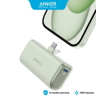 Pin Dự Phòng Anker Nano Built-In Foldable USB-C Connector, 5,000mAh Portable Charger 22.5W, For Samsung S22/23 Series