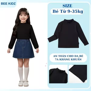 Áo Cho Bé Gái, Áo giữ Nhiệt Cho Bé Gái Chất Liệu Mềm Mại Ấm Áp Cho Bé