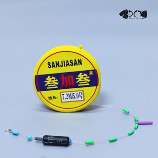 Trục Sẵn San San – Nối Thẻo Là Câu, Dây Mượt Bền, Size 3m6–8m1, Dùng Cho Nhiều Loại Cá