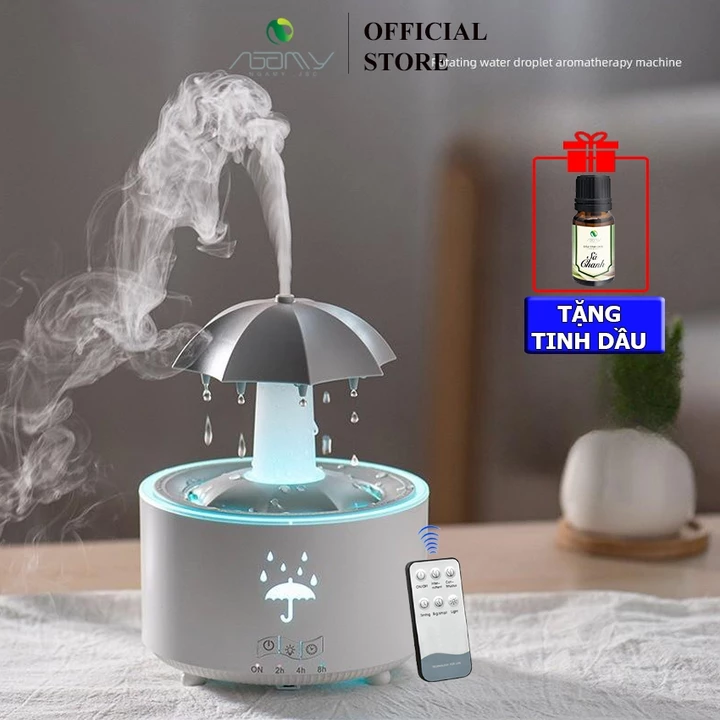 Máy xông tinh dầu ô xoay Nga My dung tích 350ml phun sương tạo độ ẩm, phun tinh dầu Máy Khuếch Tán Tinh Dầu