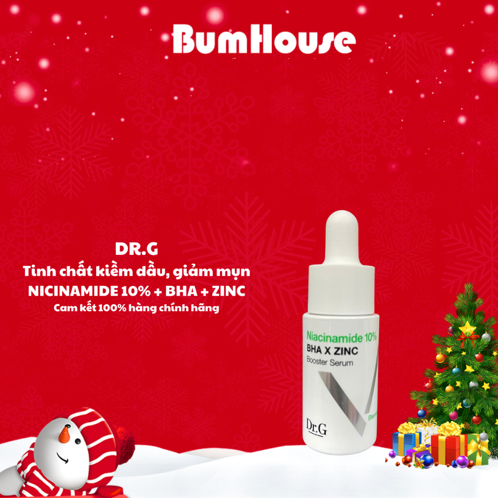 [HÀNG CTY] Serum Dr.G Niacinamide 10% BHAxZINC Booster Serum 7ml Kiểm Soát Dầu, Giảm Mụn