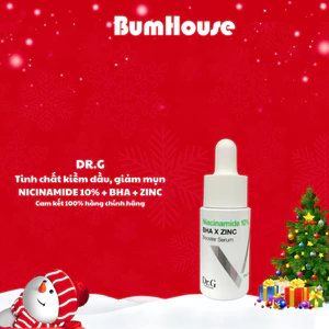 Serum Dr.G Niacinamide 10% BHAxZINC Booster Serum 7ml Kiểm Soát Dầu, Giảm Mụn