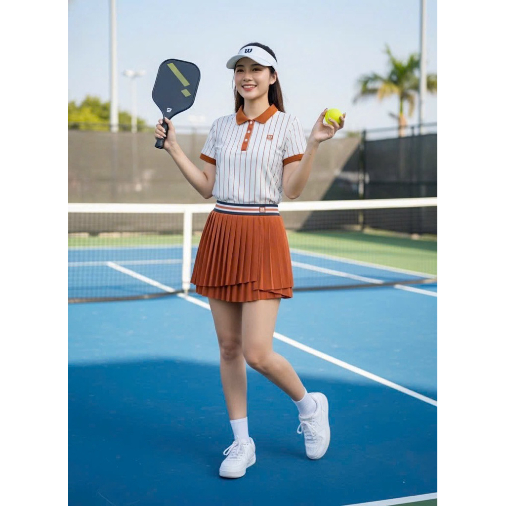 [Pickleball] Bộ thể thao nữ, Bộ váy áo chơi Pickleball, Golf, Tennis màu mới, kiểu lạ siêu đẹp