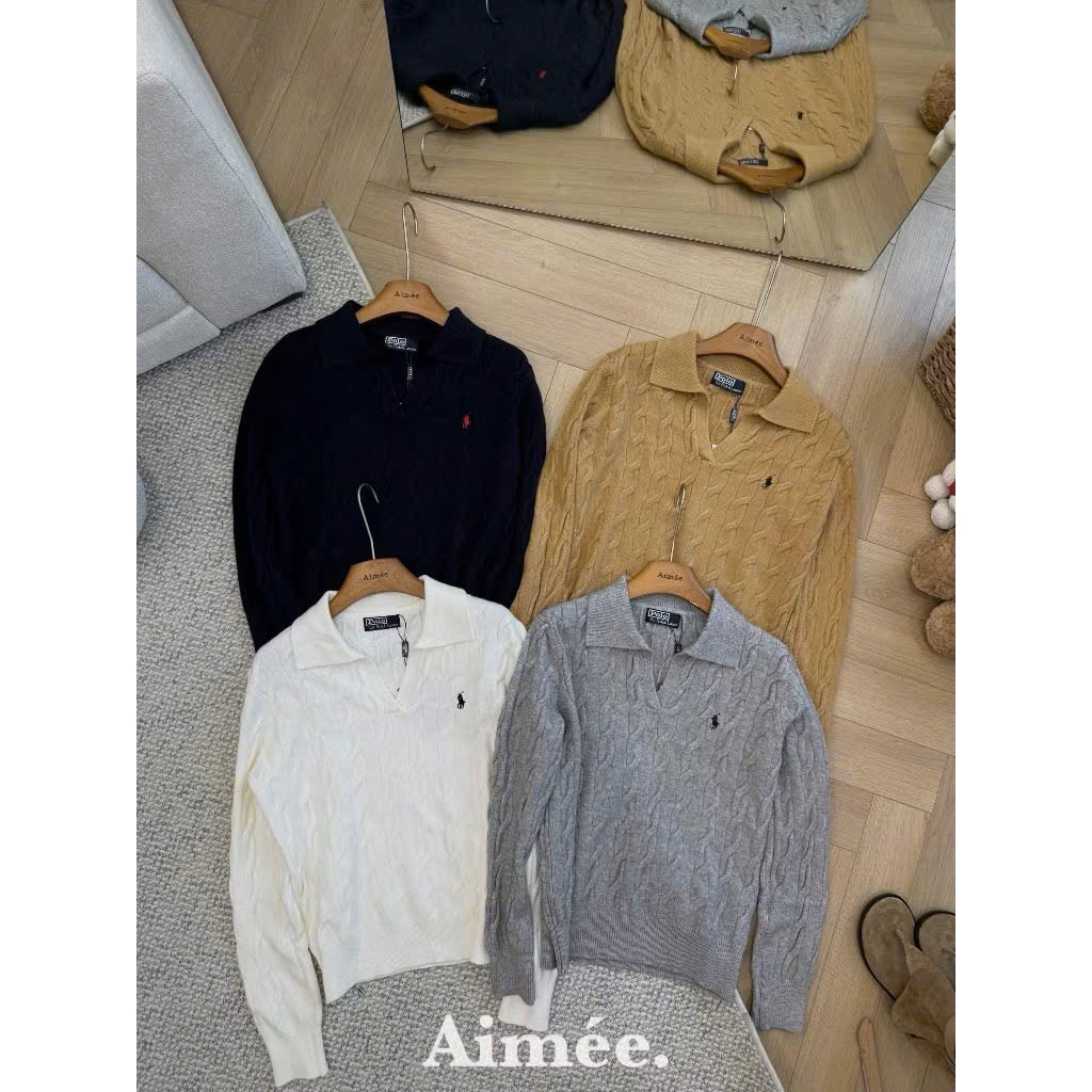 𝑺𝒔𝒖.𝑺𝒕𝒖𝒅𝒊𝒐 ÁO LEN NGỰA THÊU POLO CỔ FULL TAG MÁC LOẠI 1