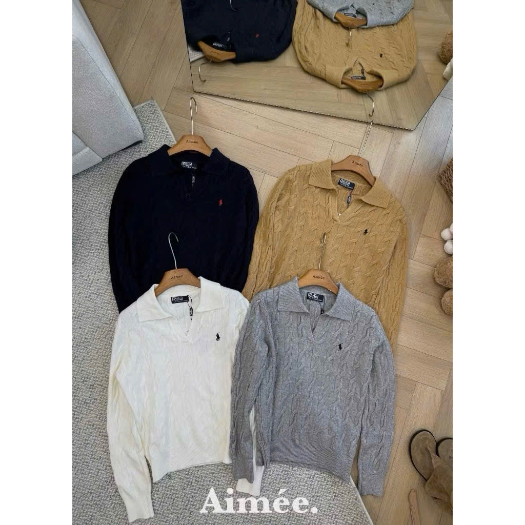 𝑺𝒔𝒖.𝑺𝒕𝒖𝒅𝒊𝒐 ÁO LEN NGỰA THÊU POLO CỔ FULL TAG MÁC LOẠI 1