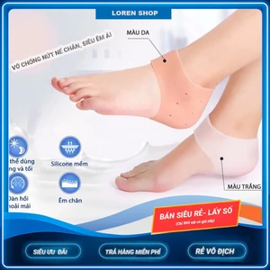 Vớ Gót Chân Silicon - Tất Silicon Gót Chân - Miếng Đệm Gót Chân Silicon CHỐNG NỨT GÓT CHÂN
