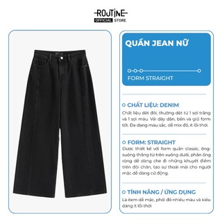 Quần Denim Nữ Form Straight - Routine 10F24DPAW026