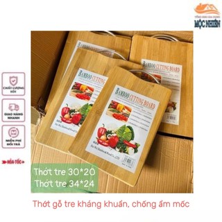 Thớt gỗ tre kháng khuẩn, chống ẩm mốc - tiện dụng, siêu bền