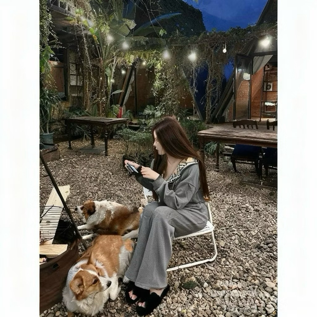 Set bộ len nữ phối kẻ mũ rộng kèm quần xuông năng động thể thao by.Thanhhuyenclothing