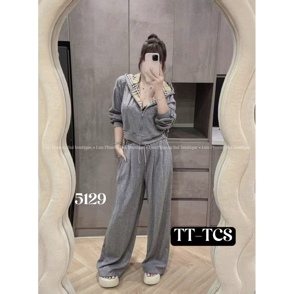 Set bộ nữ thể thao vải  dày dặn set bộ thu đông by.Thanhhhuyenclothings