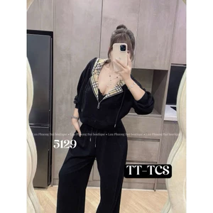 Set bộ nữ ,bộ len thỏ phối quần xuông năng động cá tính by.Thanhhuyenclothings