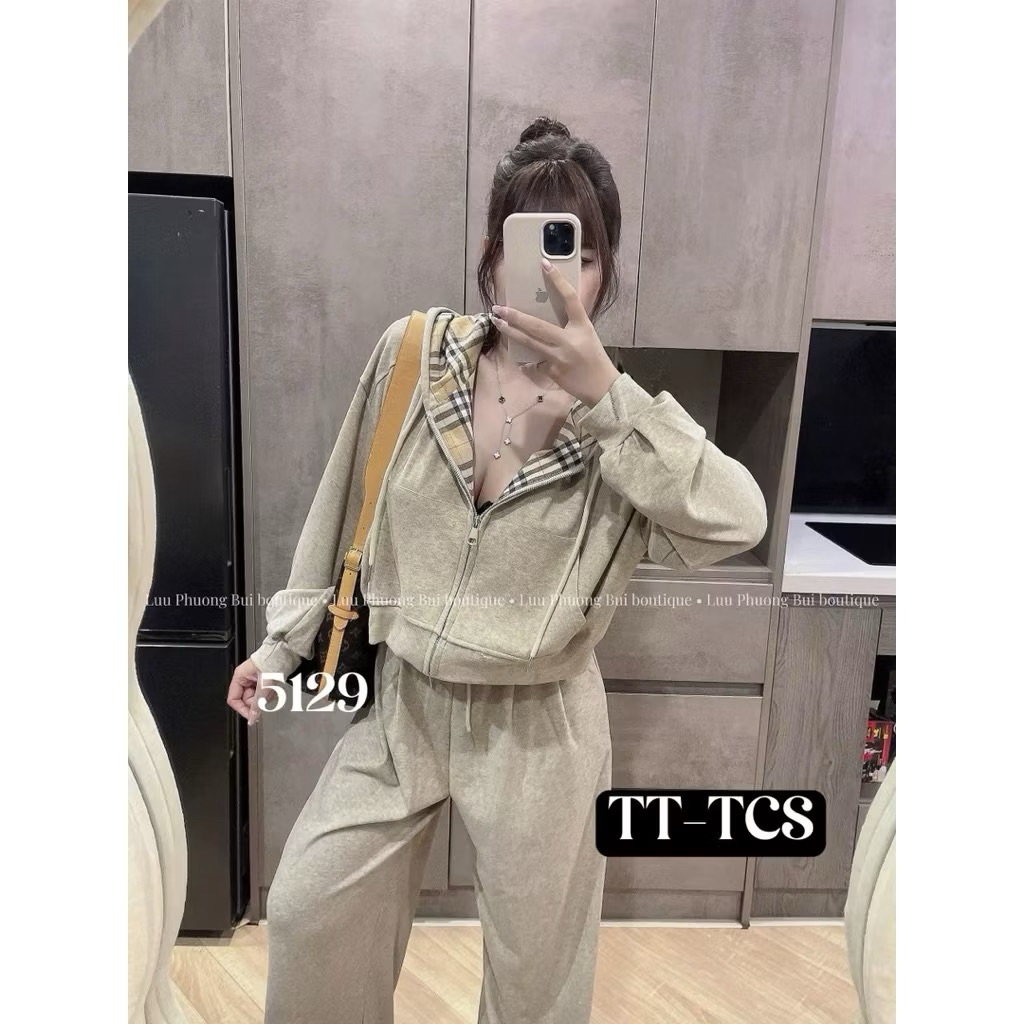 Set bộ nữ thể thao vải  dày dặn set bộ thu đông by.Thanhhhuyenclothings