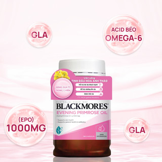 [CHÍNH HÃNG] Viên uống nội tiết tinh dầu hoa anh thảo Blackmores Evening Primrose Oil hộp 190 viên