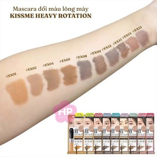 Mascara Lông Mày Chống Trôi Siêu Bền Kissme Heavy Rotation Coloring Eyebrow EX03(8g)