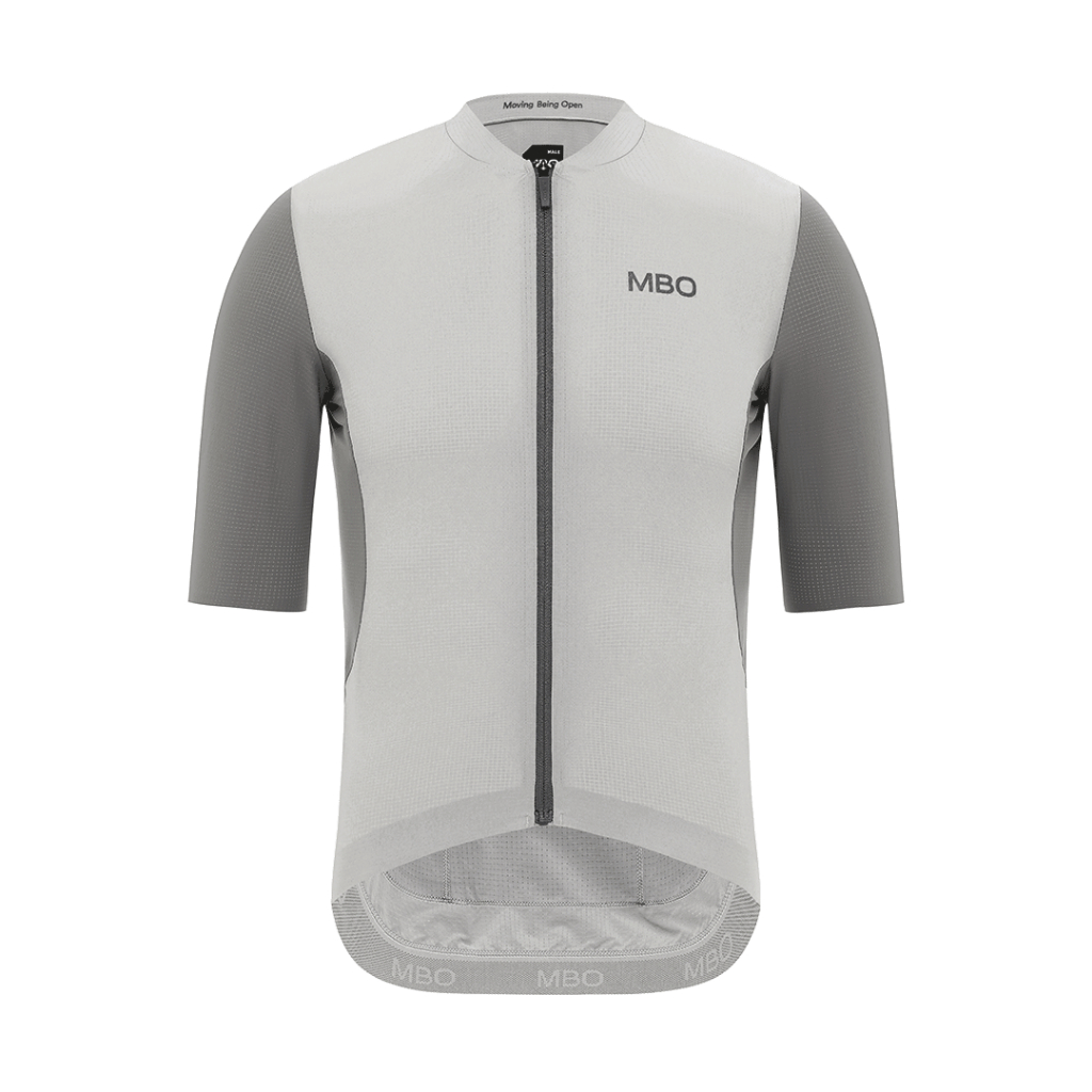 EXC501 - Áo Đạp Xe MBO Nam Smoky Gray, vải dệt kim COOL-FRESH™ thế hệ mới siêu nhẹ, siêu thoáng