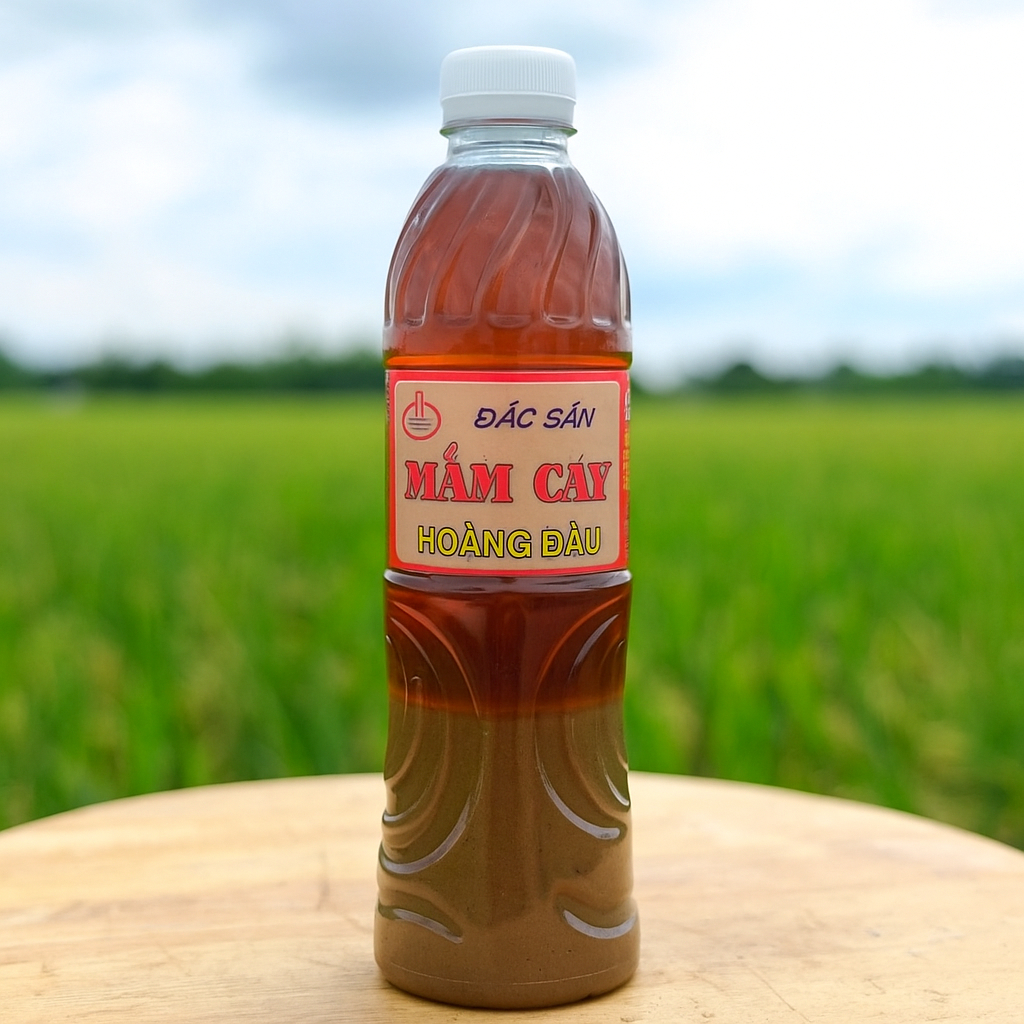 Mắm Cáy Hoàng Đậu Chai 500ml Đặc Sản Hải Dương Thành Phần Tự Nhiên, Không Hóa Chất Tốt Cho Sức Khỏe
