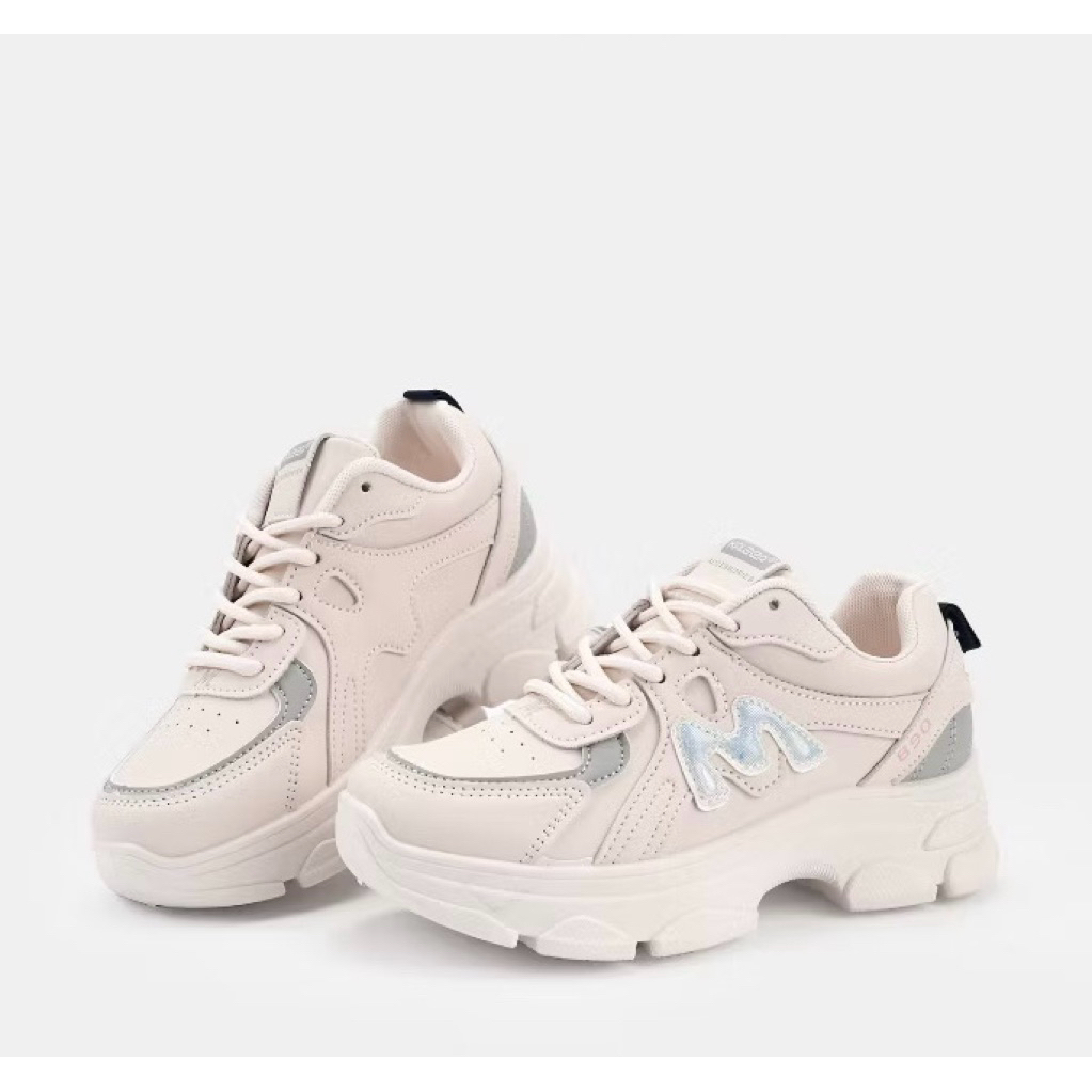 Giày Thể Thao Sneaker Nữ MMM Đế Độn 5cm