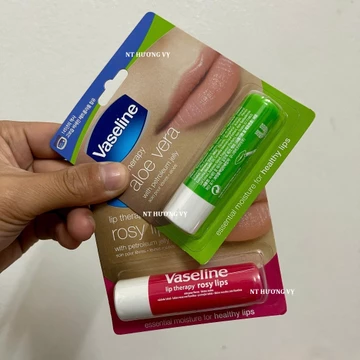 Son Thỏi Vaseline Dưỡng Ẩm, Giảm Nứt Nẻ Môi Có Màu, Không Màu Lip Therapy Dạng (Thỏi 4.8g)
