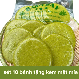 Bánh Dày Cốm Dừa Đặc Sản Hà Giang sét 10 bánh tặng kèm mật mía sẵn hàng giao luôn trong ngày