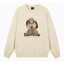 Áo Sweater nữ HappyTee - Sweater Hard Easy – Chú Cún Đeo Kính Siêu Cool 4 màu cute