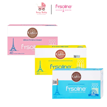 NƯỚC MUỐI SINH LÝ PHÁP FYSOLINE GIFRER CHO TRẺ SƠ SINH - Vệ sinh mắt, mũi, miệng cho bé, Suzy baby