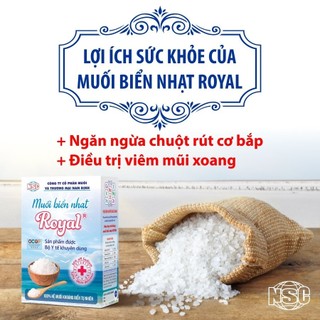 Muối biển nhạt Royal Low sodium salt Muối Nam Định 250g