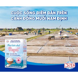 Muối biển nhạt Royal Low sodium salt Muối Nam Định 250g
