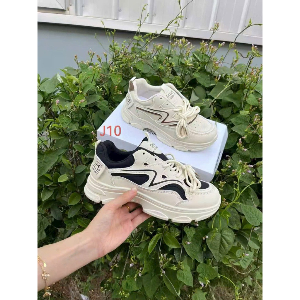 Giày Thể Thao Sneaker Nữ,N Đế Su Đúc