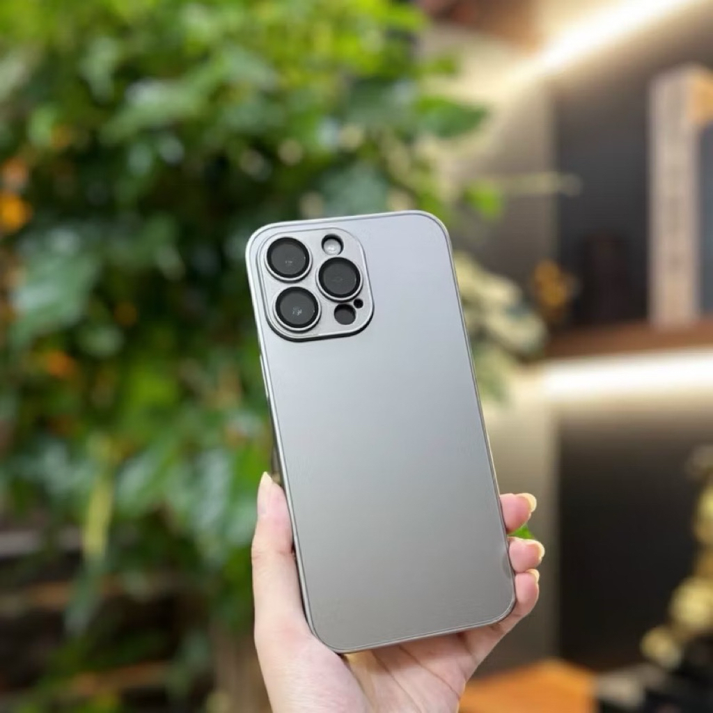 Ốp Likgus mô phỏng màu IPhone 17Promax lưng nhám chống vân cho IPhone 11 12 13 14 15 16 17Promax