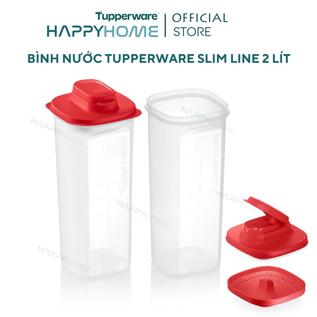 BÌNH NƯỚC SLIM LINE GEN II 2L TUPPERWARE CHÍNH HÃNG | Shopee Việt Nam
