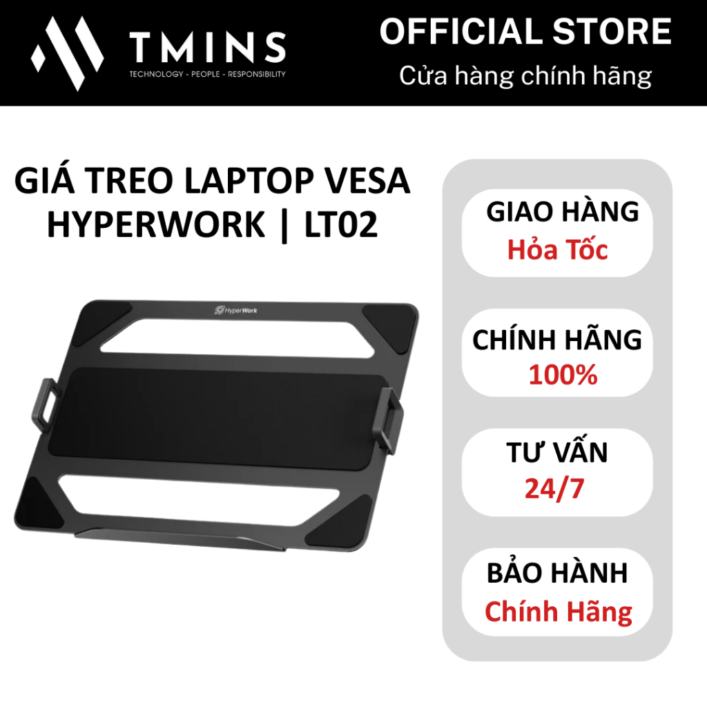 Giá treo laptop ngàm Vesa HyperWork | LT02 | Shopee Việt Nam